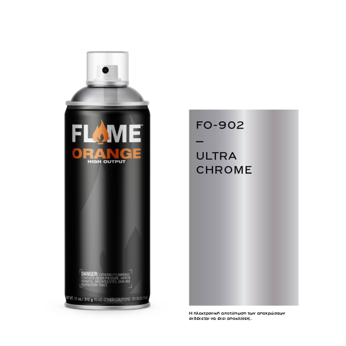 Spray Flame Orange 400ml, Ultra Chrom